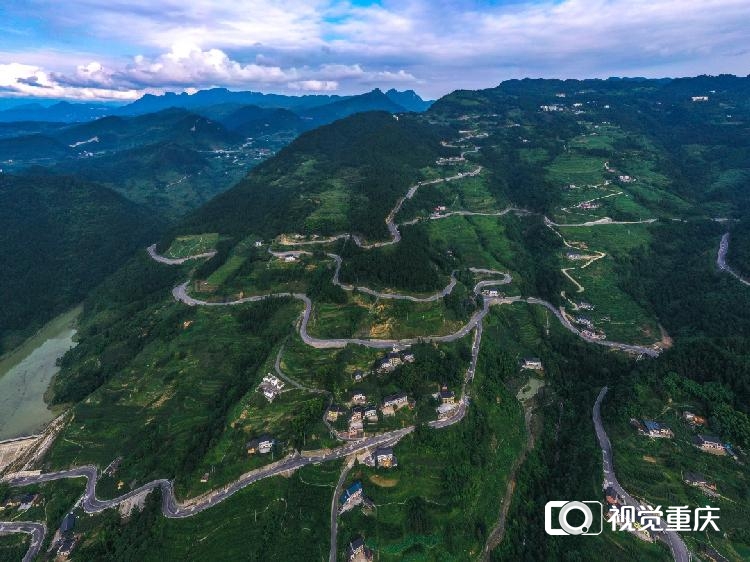 扶贫印记 | 万盛关坝镇凉风村:美化乡村公路 助推乡村旅游 - 重庆日报