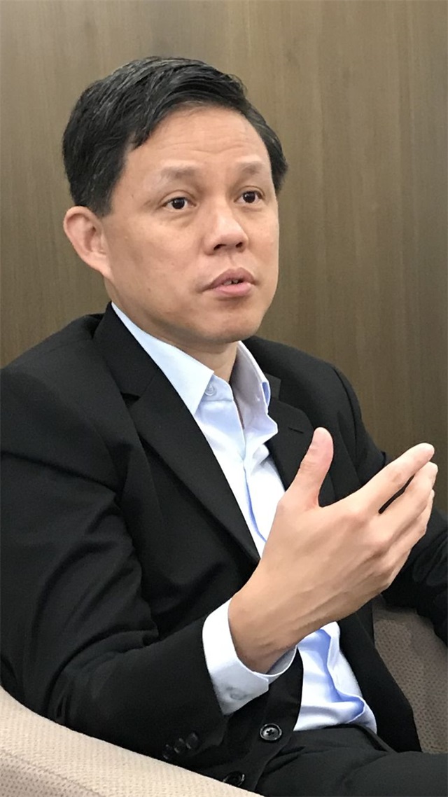 新加坡贸工部部长陈振声:中新互联互通项目促进两国互信合作 将把更多