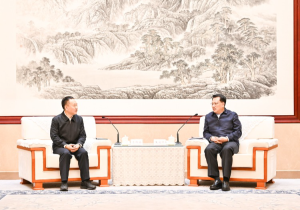 袁家军胡衡华会见水利部部长李国英