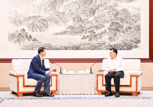 袁家军会见深圳市创新投资集团董事长左丁一行