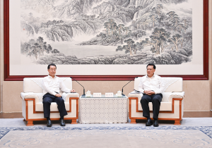 袁家军胡衡华会见民政部部长陆治原