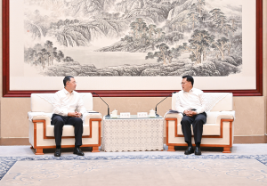 袁家军胡衡华会见自然资源部部长关志鸥