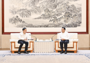 袁家军会见中国航天科技集团董事长陈鸣波一行