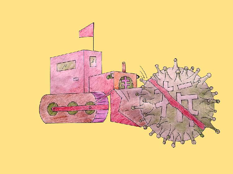 强拆 作者：冉小江 重庆市彭水苗族土家族自治县高龙完小.jpg