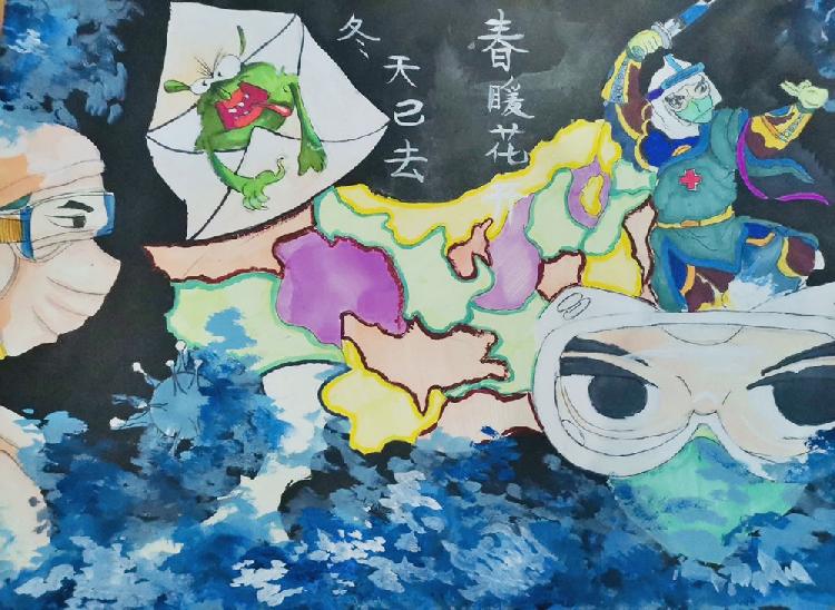重庆八中初一3班周美妍《春暖花开》.jpg